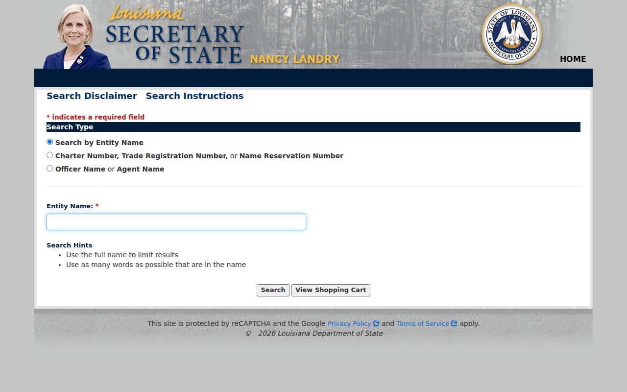 Monroe resident lookup by Louisiana business officer or agent name